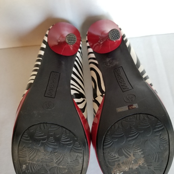 Bamboo zebra print 5" Platform Stilettos - Picture 14 of 15